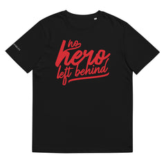 No Hero Left Behind in Red T-Shirt
